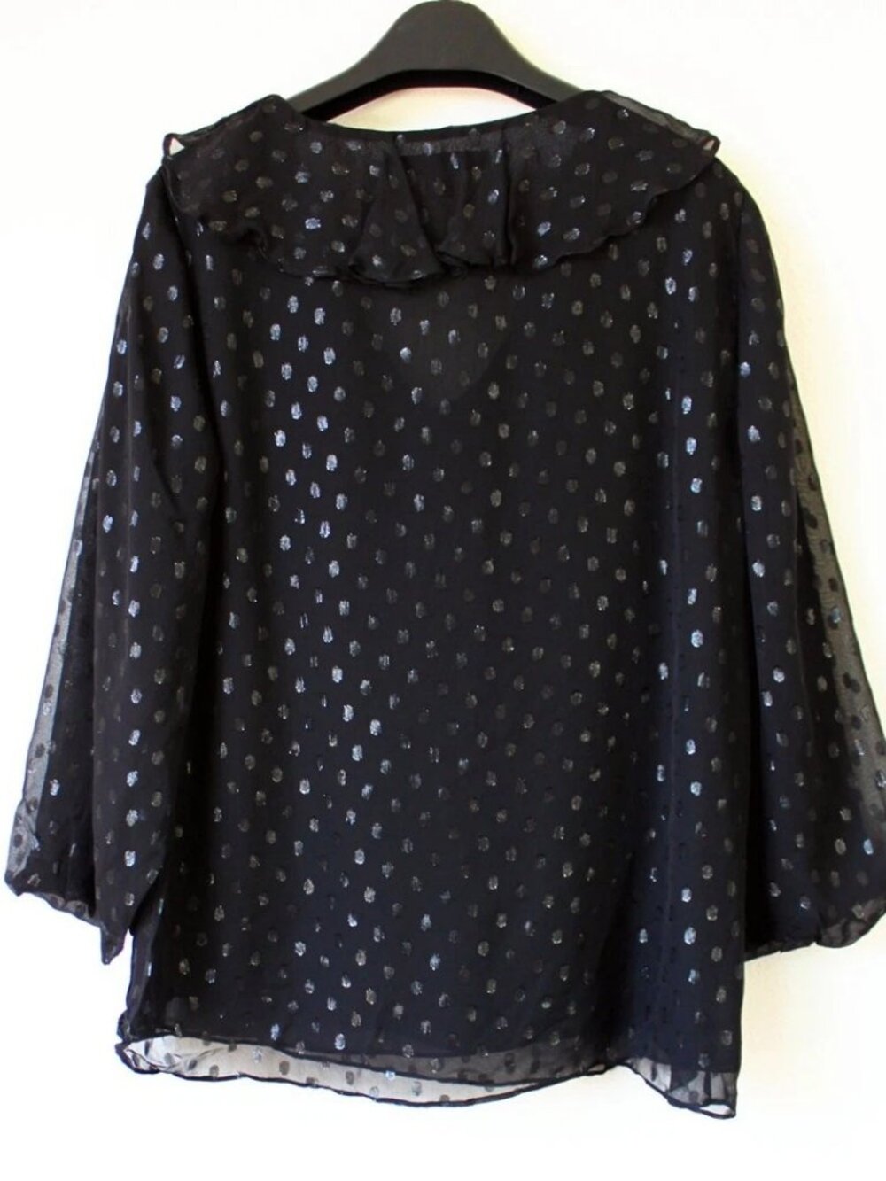 Lilly Pulitzer Olenna Onyx Silk Blend Top Size L NWT